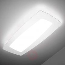 Biała lampa sufitowa LED Debra Rettangolo 65 cm