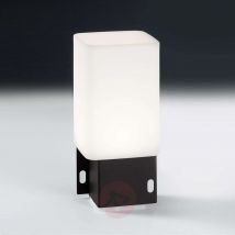 Lampa dekoracyjna zewnętrzna Cuadrat- USB antracyt