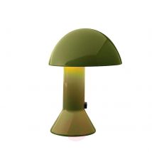 Designerska lampa stołowa ELMETTO zielona