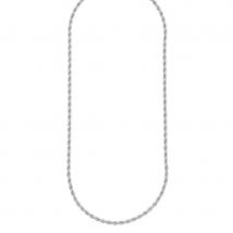 Snö Of Sweden Chase High Necklace, 50 Plain Silver