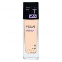 Maybelline Fit Me Liquid Foundation, Ivory 115 (30 ml)