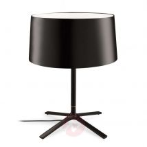 Grok Hall lampa stołowa z kloszem z tkaniny czarna