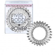 Invisibobble 3 Extra Strong Hair Rings, Crystal Clear