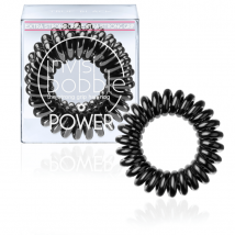 Invisibobble 3 Extra Strong Hair Rings, True Black