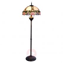 Bajkowa lampa stojąca Emily, styl Tiffany