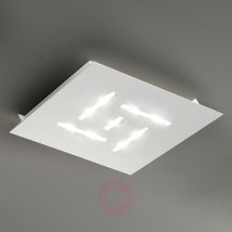 Ultrapłaska lampa sufitowa LED Pattern, biała