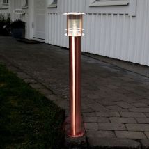 Stylowy słupek oświetleniowy LED, zasil. solarne