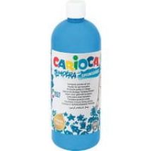 Farba Carioca tempera 1000 ml błękitna