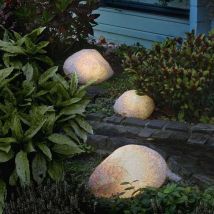 Lampy kamienne z przyłączem gumowym granit 27 cm