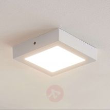 ELC Merina lampa sufitowa LED biała, 17x17cm