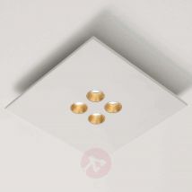 ICONE Confort - lampa sufitowa LED, biało-złota
