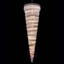 Lampa wisząca CRISTALLI o wys. 300 cm przezrocz.