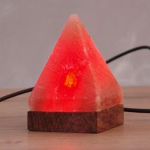 Mała lampa stołowa Pyramide z USB dla komputera