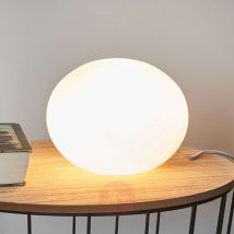 Dekoracyjna lampa stołowa Glas Oval śr. 18 cm