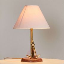 Indywidualna lampa stołowa ANCHOR z mosiądzu
