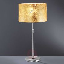 Lampa stołowa LED ALEA LOOP ze złotem płatkowym