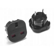 Adapter UK na EU/PL - czarna