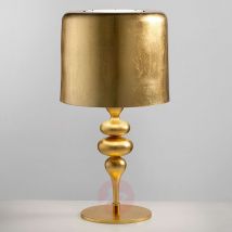 Lampa stołowa Eva TL3+1G 75 cm, złota