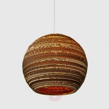 Ball okrągła lampa wisząca z kartonu 36 cm