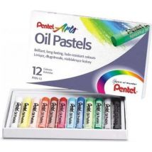 PENTEL PASTELE OLEJNE 12SZT.