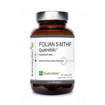 FOLIAN 5-MTHF QUATREFOLIC (AKTYWNY KWAS FOLIOWY) 60 KAPS., KENAYAG