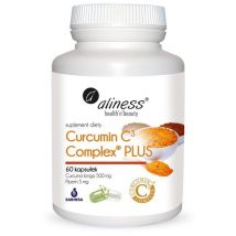 CURCUMIN C3 COMPLEX® PLUS CURCUMA LONGA 500 MG PIPERIN 5 MG 60 KAPSUŁEK, ALINESS - Suplement Diety