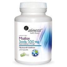 MAŚLAN SODU 550 MG (KWAS MASŁOWY 170 MG) X 100 VEGE KAPS.