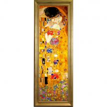 Obraz podświetlany lampa LED Klimt Pocałunek 130x40cm
