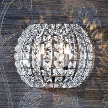 Kryształowa lampa ścienna DIAMOND LED