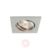 Lampa sufitowa wewnętrzna, matowy srebrny, 6,8 cm