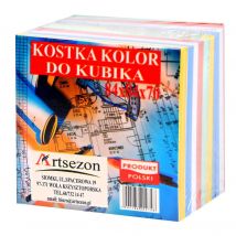 Artsezon - Kostka kolor (karteczki) nie klejące wymiary 84x84...