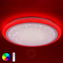 Sterowana lampa sufitowa LED Luisa zmiana barw RGB