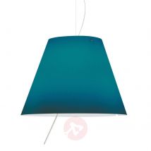 Niebieska lampa wisząca LED Costanza