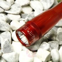 Czerwona latarka kieszonkowa LED Mini-Maglite