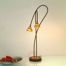 Delikatna lampa stołowa LED Fontaine – 2-punktowa