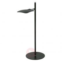 Lampa stołowa LED Raggio, ściemniana, czarna