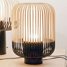 Forestier Bamboo Light M lampa stołowa 39cm czarna