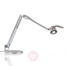 Lampa biurkowa Fortebraccio z LED, aluminium