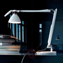 Lampa biurkowa LED Fortebraccio z LED, biała