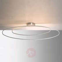 Filigranowa lampa sufitowa LED Flair, aluminiowa