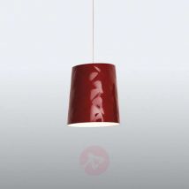 Kundalini New York lampa wisząca, Ø 33cm, czerwony