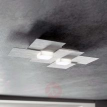 GROSSMANN Creo lampa sufitowa LED 2-pkt. aluminium