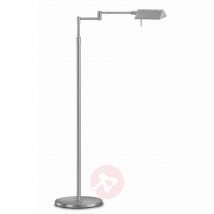 DANUTA - regulowana lampa stojąca LED, nikiel/mat
