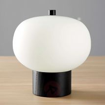 Grok iLargi lampa stołowa LED, Ø24cm ciemny jesion
