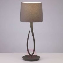 Lua - lampa stołowa z tekstylnym kloszem, 25 cm