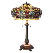 Lampa stołowa Orient w stylu Tiffany