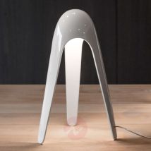 Martinelli Luce Cyborg - lampa stołowa LED, biała