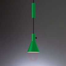 Zielona designerska lampa wisząca LED Eleu