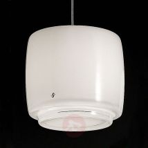 Szklana lampa wisząca BOT, Ø 16 cm