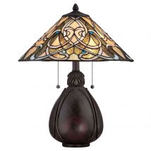 Przepiękna lampa stołowa Tiffany India